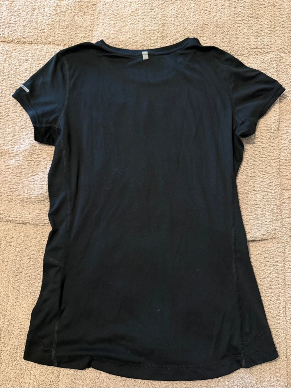 Nike Black Dri-FIT Women's Short Sleeve Tee with Red CLIF Logo